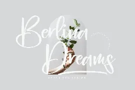 Berlina Dreams Script font