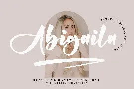 Abigaila Beautiful Handwritten Font