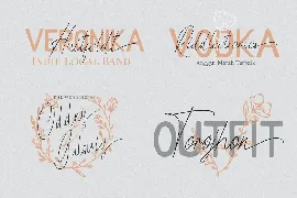 Qorallee Woodrow Font Duo + Bonus