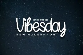 Vibesday font