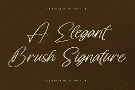 Herllothy Shorthem A Elegant Brush Signature font