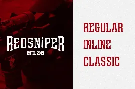 Redsniper font