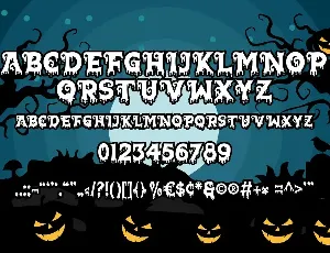 Darkcy Halloween Serif Font