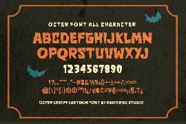 Octer - Halloween Cartoon Font