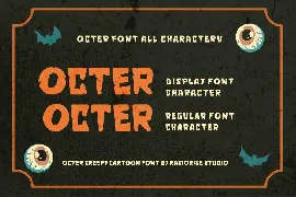 Octer - Halloween Cartoon Font