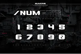 KUNAI Display Font. Futuristic Type