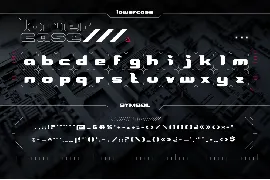 KUNAI Display Font. Futuristic Type