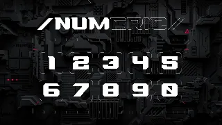 KUNAI Display Font. Futuristic Type