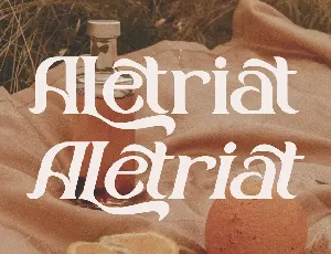 Aletriat Stylish Serif Font