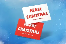 Snow Fall - Christmas Display Font