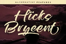 Hicks Bryant Handbrush Texture Font