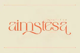 Aimstesa Display Serif Font