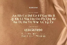 BOURJOIS - Luxury Type font