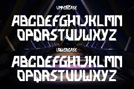 Korukeouse - Modern Techno Font