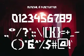 Korukeouse - Modern Techno Font