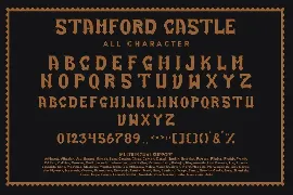 Stamford Castle - Blackletter Display Font