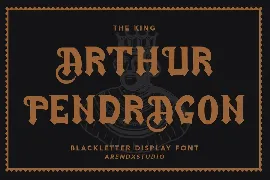 Stamford Castle - Blackletter Display Font