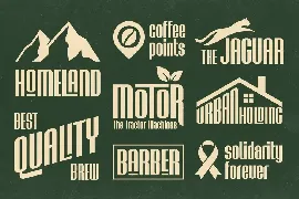 Bosque Line font