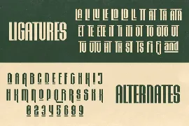 Bosque Line font