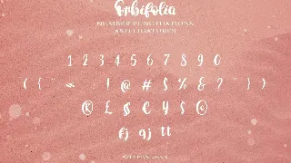 Orbifolia font