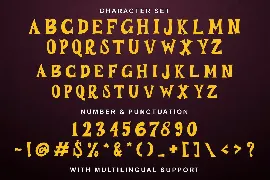 BUSTERY - Haunted Display Font