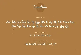 Candela Handwritten Script Font