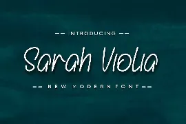 Sarah violia font