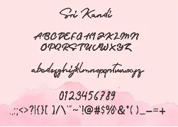 Sri Kandi Font