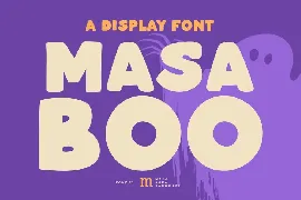 Masa Boo | A Display Font