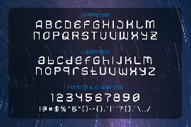 Voyager - Futuristic Space Font