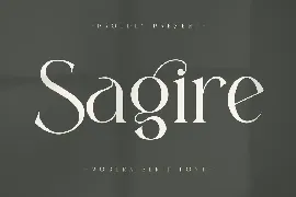 Sagire Modern Serif Font