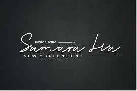 Samara lia font