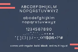 Geons - Modern Sans Serif font