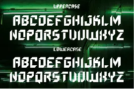 Zenova Xeno - Modern Techno  Font