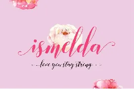 Ismelda Script font