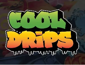 Graffiti Dripes - Graffiti Font