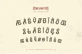 Chevante font