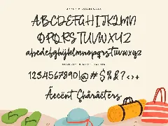 Island Beach Handwriting Font