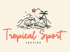 Island Beach Handwriting Font