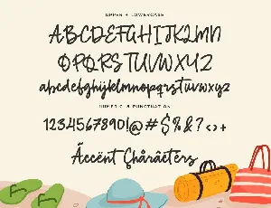 Island Beach Handwriting Font