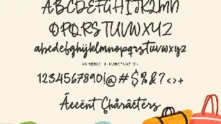 Island Beach Handwriting Font