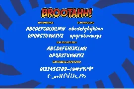 Brootahh Comic Typeface font