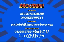 Brootahh Comic Typeface font