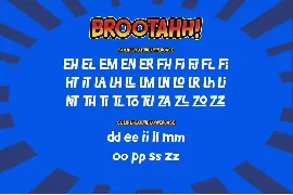 Brootahh Comic Typeface font