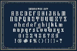 Rowney Kahfi - Victorian Style Font