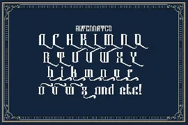 Rowney Kahfi - Victorian Style Font