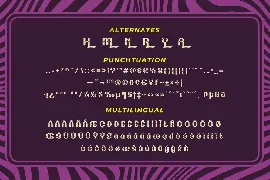 Navuti | Groovy Retro Font