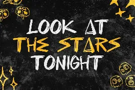 Spooky Stars font