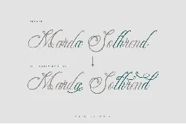 Rosallia Button - Script Style font