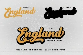 England Script font